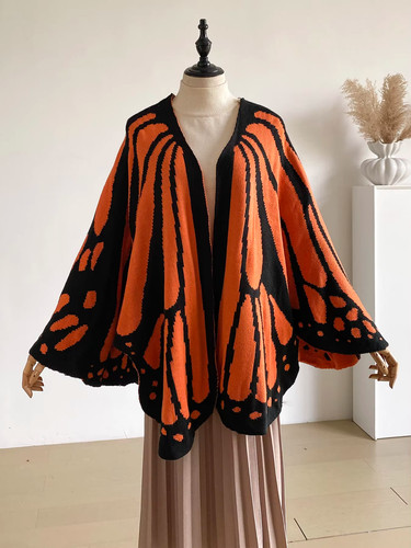 Women butterfly wing - wing, knit